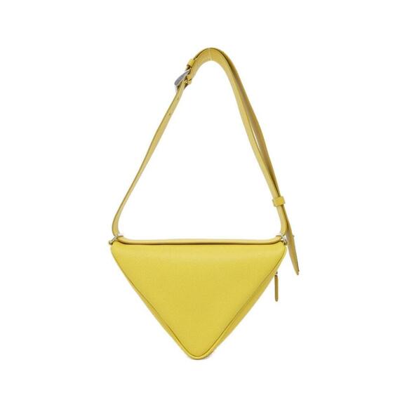 PRADA Yellow Triangle Saffiano Fanny Pack - Picture 2 of 6